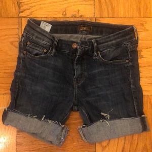 Mother cutoff jean shorts